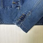 st. john's bay  Women's Denim Jacket Sz‎ S Blue Jean Stretch Button Up Tailored Photo 6