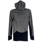 Lululemon  Womens Daily Practice Full Zip Hooded Jacket Herringbone Gray Size 4 Photo 2