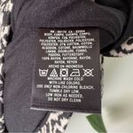 Anthropologie Deletta Black White Cutout Back Mini Dress A-Line Short Sleeve S Photo 12