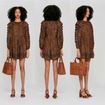 Ulla Johnson Emilia floral Mini Dress Silk Size Small Long Sleeve Small Photo 5