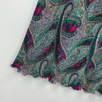 Vintage 90s Paisley Two Piece Set Skirt And Shirt Size Medium Early 90s Photo 6