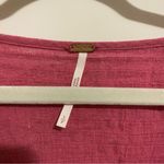 Free People  Pink Tunic Bouse/ Mini Dress size Small Photo 6