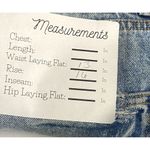 ZARA Authentic Denim Raw Hem Distressed Mini Skirt 5 Pockets XS Blue #3289 Photo 7