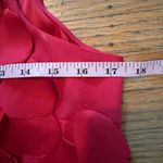 Ann Taylor  Lacy Ruffle/Petal Shell Dark Pink, Red Sz 6P Photo 9