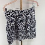 Brooks Brothers  Navy Floral Summer Skirt Women’s Size 4P 98% Cotton Photo 3