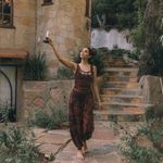 Purusha People Omen Top Genie Pants Set Tencel Natural Mystic Mahogany Large EUC Brown Photo 14