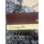 Loveappella  Low Wrap V Bathsuit Cover up Short Dress Sz S Black/White Photo 2