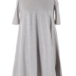 Urban Outfitters  Silence + Noise Gray Cold Shoulder‎ Dress Size Small Photo 0
