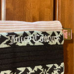 Juicy Couture  Pam Gela Scottie Dog Wool Scarf Pink White Brown New With Tags Photo 1