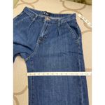 Gap  denim high rise wide leg pleated front Trouser jeans, size 8/ 29 Long Photo 6