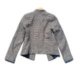 Topshop  Textured Open Front Tweed Blazer Black/White Size 4 Photo 7