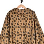 MarlaWynne Brown Black Geometric Print Open Jacket size 2X NWT Bracelet Sleeves Photo 7