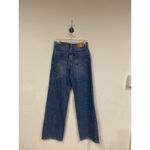 Free People Tinsley Jeans Womens 25 Blue High Rise Wide Leg Carpenter Denim Casu Photo 3