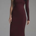 SKIMS Soft Lounge One Shoulder Long Dress Bordeaux
Size Large Photo 0