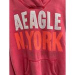 American Eagle Outfitters Orange New York Graphic Hoodie Size Large Photo 3