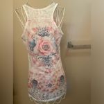 Alberto Makali Floral Razor-Back Tank Top Photo 1