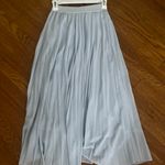 H&M Blue Pleated Skirt Photo 0