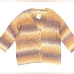 Nekane Oversized Gradient Chunky Knit Wool Blended Cardigan Size M/L NEW $208 Orange Size L Photo 4