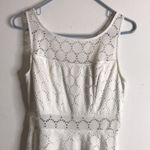 Trixxi  all over white lace textured dress size small Photo 1