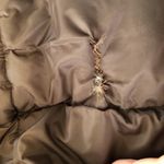 Old Navy Women’s Puffer Coat Zip Up with Hidden Hood Brown •Size Large Photo 11