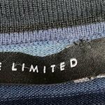 The Limited Vintage Y2K  Silk Blend Faux Wrap Navy & Blue Size Large Sweater. Photo 2