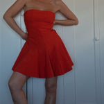ZARA  strapless fit and flare mini dress  Photo 0