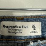 Abercrombie & Fitch The 90's Straight Ultra High Rise Size 27/4 Short Photo 5