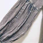 Solitaire  Boho Embroidery Long Balloon Sleeves Top Small NWT Photo 4