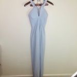 Keepsake Bloom Maxi Dress Light Blue Front Slit M Size M Photo 2
