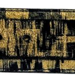 WCM New York Leather Belt Metal Chain Gold & Black Metallic Women's Wrap Photo 3