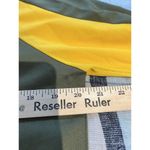 Pretty Little Thing  women's UK 6 US 2 long sleeve collard khaki varsity t shirt Photo 4