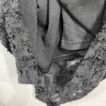 VERO MODA Aware by Black Floral Burnout Mock Neck Dress Puff Sleeve XS Photo 10