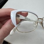 Christian Dior White & Gold Frame Womens Glasses Perception Made in Italy Photo 6