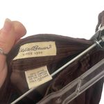 Eddie Bauer Eddie‎ Bauer Vintage 90s Women's Size 14 Tall Chocolate Brown Corduroy Pants Photo 5