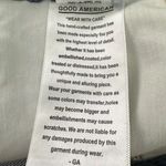 Good American  Bombshell Curved-Hem Denim Shorts Size: 14 New Blue 153 NWT Cotton Photo 8