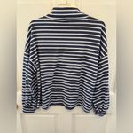Sundry  Navy and White Striped Top 2 Photo 1