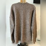 Democracy   V-Neck Brown Sweater Photo 1