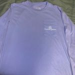 Lauren James Purple Long Sleeve Tee Photo 0