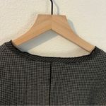 Habitat Lightweight Black & White Grid Print Cropped Sleeve Jacket Lagenlook Photo 8