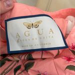 Agua Bendita  Lima Linen Pink Floral Midi Dress size medium Photo 7