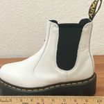 Dr. Martens 2976 White Quad Smooth Leather Platform Chelsea Boots Size 6 Women’s Photo 13
