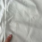 ZARA  High Rise Ecru Cream Straight Leg Trousers with Waist Tie Size Small Photo 4