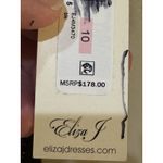 Eliza J  Embellished Collar Boucle Tweed Sheath Dress Black‎ Size 10 Photo 6