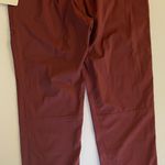 Lululemon  Beyond the Studio Slim pant size 4 color Savannah (deep maroon) NWT Photo 1
