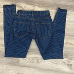 91 Cotton On Blue & White Striped Mid Rise Jeggings Size 2 Photo 1