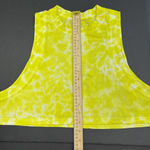 Lululemon Yellow Tie Dye All Yours Crop Cotton Athletic Gym Lounge Athleisure Top Photo 2