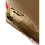 BCBGMAXAZRIA  Rose Gold Silver Reversible Sequin Clutch Handbag Photo 2