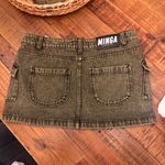 MINGA‎ London Cargo Mini Skirt Green Size 30 Photo 5