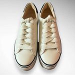 Joie ‎ Women's Dabnis White Stripe Platform Sneakers Size 37 | EUC Photo 4
