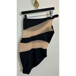Norma Kamali  Snake Mesh Mio One Piece Swimsuit in Black Size Large Photo 4